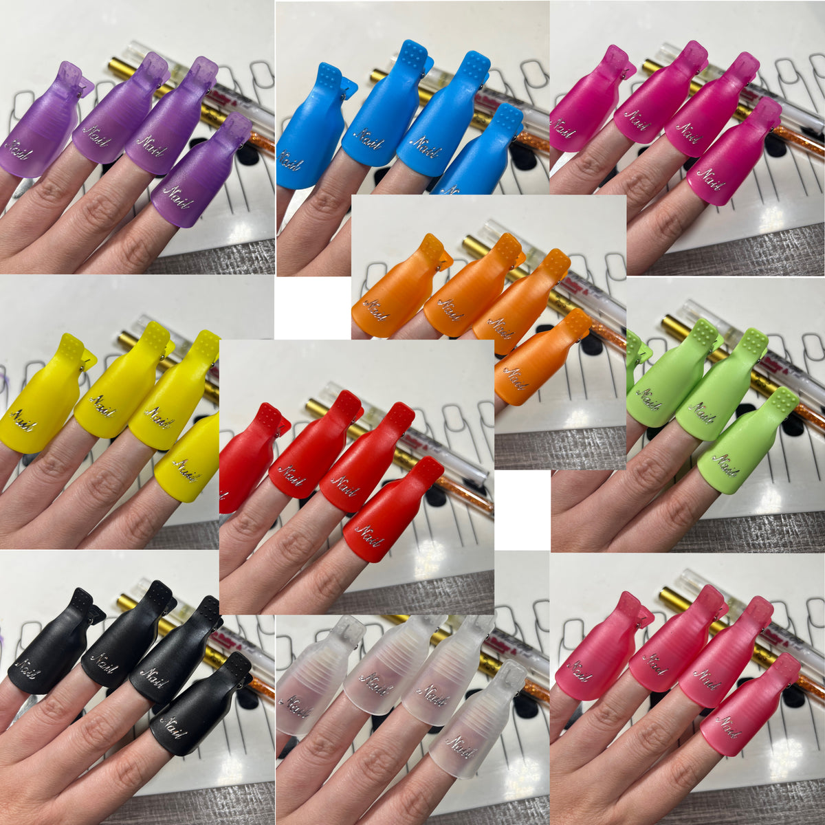 Minkissy Nagel-Einweichkappen – 20 Stück, Wiederverwendbar – Für Acryl, Gel & Nagellackentfernung