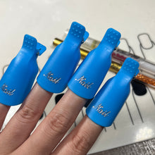 Load image into Gallery viewer, Nail Polish Remover Clip (Set of Ten Finger Caps Pieces)