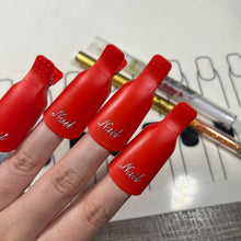 Load image into Gallery viewer, Nail Polish Remover Clip (Set of Ten Finger Caps Pieces)