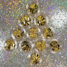Load image into Gallery viewer, Golden Pine || Tree Charms || Nail Art Studs || Christmas Winter DIY Mani