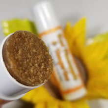 Load image into Gallery viewer, Iced Pineapple & Tangerine || Lip & Cuticle Scrub Balm Sticks || .5 oz Tube || Sensitive Skin Exfoliation