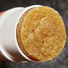 Load image into Gallery viewer, Iced Pineapple & Tangerine || Lip & Cuticle Scrub Balm Sticks || .5 oz Tube || Sensitive Skin Exfoliation