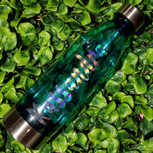 Load image into Gallery viewer, Hydrating Libation || Teal Blue with Custom Name || Water Bottle || Stainless Steel Lid & Base