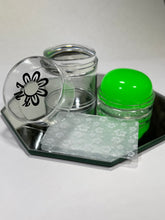 Load image into Gallery viewer, The Stampivator - Two in One | Clear Double Crystal Stamper | Stamping Nail Art Tool