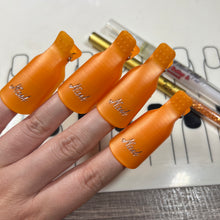 Load image into Gallery viewer, Nail Polish Remover Clip (Set of Ten Finger Caps Pieces)