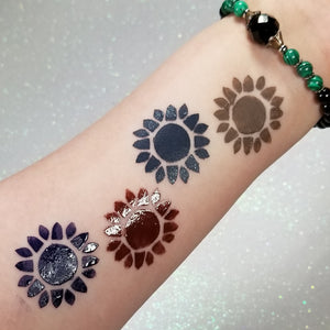 Suns of Flowers - Pop Swatch || Lippie EyeShadow Stencil