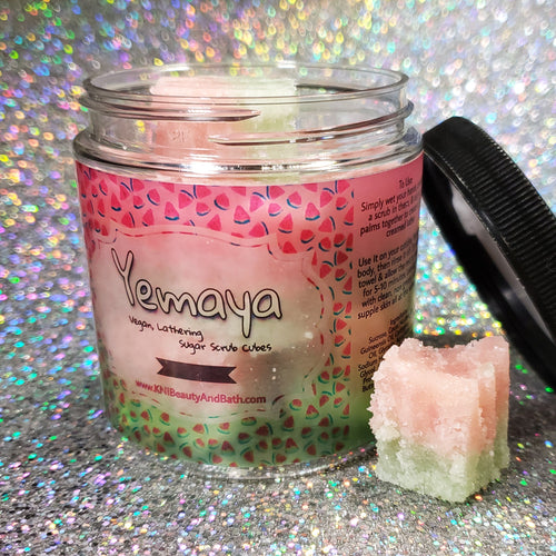 Yemaya 🍉 - Terra Cubes || Lathering Scrub || Cuticle & Body Wash