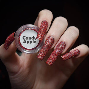 Candy Apple 🍎 Glitter || Ultra Fine Loose Solvent Resistant || 3G Pot