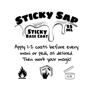 Sticky Sap | 15ml Sticky Base Coat | Three Free